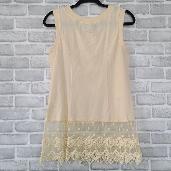 Kathleen Kirkwood Layering Tank Lace Dress Extender Romantic Fairycore Small - Picture 2 of 8